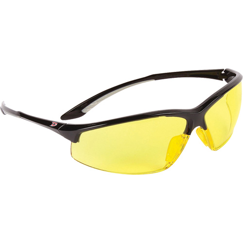 Dynamic Hummingbird Semi-Rimless Safety Glasses, Amber Lens, Anti-Fog, ANSI Z87+/Meets/Exceeds CSA Z94.3 Distribution Industrielle GC