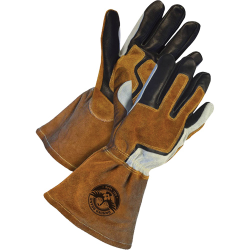 Gander Brand MIG Welder's Gloves, Grain Cowhide, Size X-Small Distribution Industrielle GC