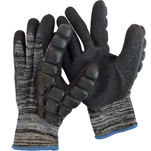 Gants antichocs enduits pour le martelage, 8/Moyen, Paume en Synth&eacute;tique, Poignet &eacute;lastique Distribution Industrielle GC
