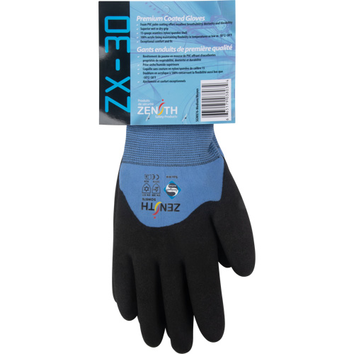Gants enduits ZX-30° de premi&egrave;re qualit&eacute;, 2T-Grand, R&ecirc;vetement Mousse de PVC, Calibre 15, Enveloppe en Nylon Distribution Industrielle GC