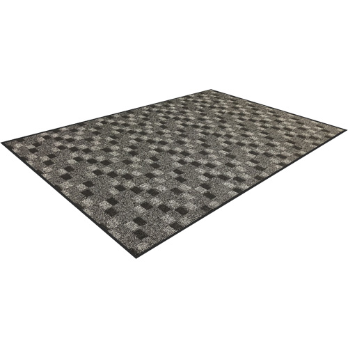 Tapis de vestibule Terra Nova classique, Essuie-pieds, 4' x 6' x 5/16", Charbon Distribution Industrielle GC