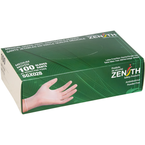 Disposable Gloves, X-Large, Vinyl, 4.5-mil, Powder-Free, Clear, Class 2 Distribution Industrielle GC