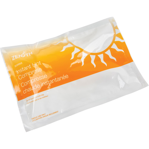 Instant Compress, Hot, Single Use, 6" x 9" Distribution Industrielle GC