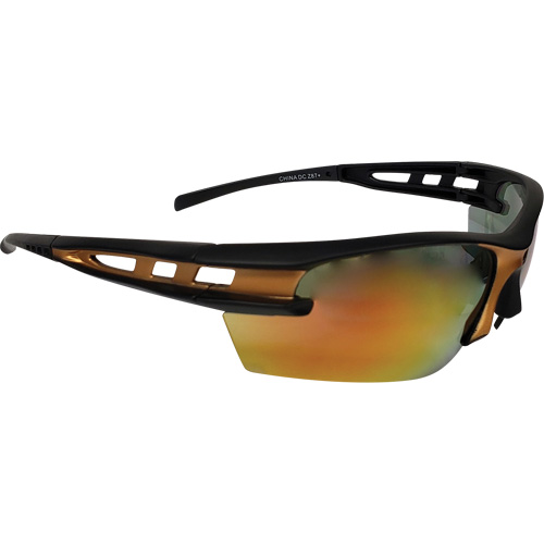 Mango Safety Glasses, Orange Mirror Lens, Meets/Exceeds CSA Z94.3 Distribution Industrielle GC