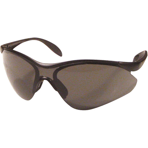 Lunettes de s&eacute;curit&eacute; Miranda, Lentille Gris, Anti-&eacute;gratignures, R&eacute;pond ou surpasse la norme CSA Z94.3 Distribution Industrielle GC