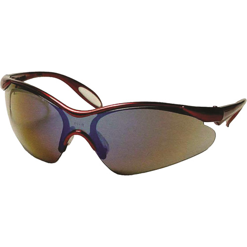 Lunettes de s&eacute;curit&eacute; Miranda, Lentille Miroir bleu, Anti-&eacute;gratignures, R&eacute;pond ou surpasse la norme CSA Z94.3 Distribution Industrielle GC