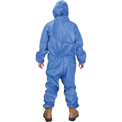Hooded Coveralls, Medium, Blue, SMS Distribution Industrielle GC