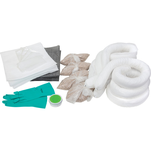 Trousse d'&eacute;quipement de lutte contre les d&eacute;versements, Huile seulement/Universel, Overpack, Absorbance de 20 gal. US Distribution Industrielle GC