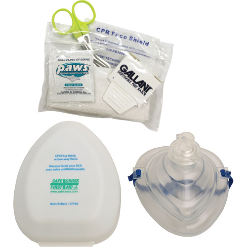 Ensemble de masque RCR de poche et accessoires, Masque r&eacute;utilisable, Classe 2 Distribution Industrielle GC