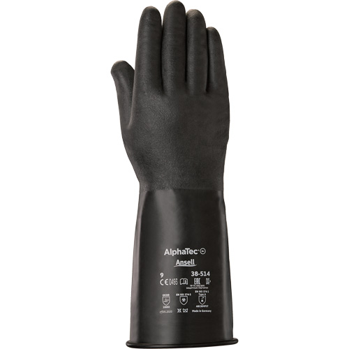 AlphaTec&reg; 38-514 Gloves, Size 7, 14" L, Butyl Rubber, 14-mil Distribution Industrielle GC