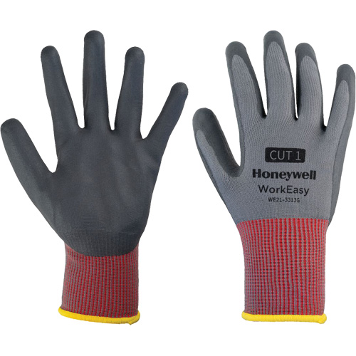 Gants de protection contre les coupures WorkEasy, Taille 6/T-petit, Calibre 13, Rev&ecirc;tement Mousse de nitrile, Enveloppe en Polyester, EN 388 niveau 1 Distribution Industrielle GC