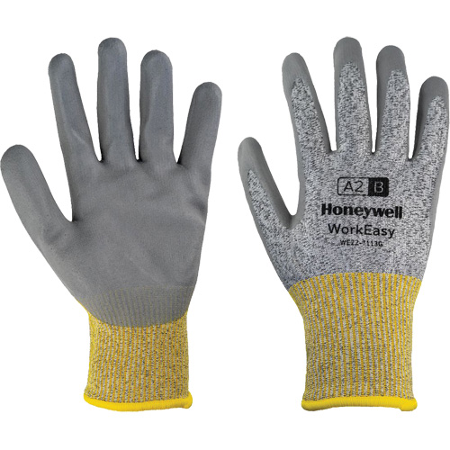 WorkEasy Cut Protective Gloves, Size 6/X-Small, 13 Gauge, Polyurethane Coated, HPPE/Glass Fibre Shell, ASTM ANSI Level A2/EN 388 Level B Distribution Industrielle GC