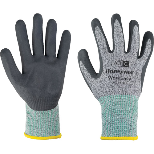 Gants de protection contre les coupures WorkEasy, Taille 6/T-petit, Calibre 13, Rev&ecirc;tement Mousse de nitrile, Enveloppe en PEHP/Fibre de verre, ASTM ANSI niveau A3/EN 388 niveau C Distribution Industrielle GC