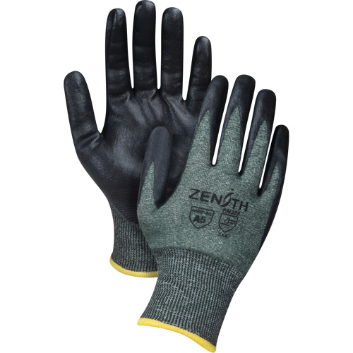 Gants l&eacute;gers et haute dext&eacute;rit&eacute; r&eacute;sistants &agrave; la coupe, Taille Grand, Calibre 18, Rev&ecirc;tement Mousse de nitrile, Enveloppe en Nylon/PEHP/Spandex, ASTM ANSI niveau A5 Distribution Industrielle GC