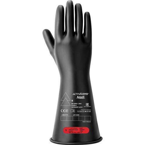 Gants isolants &eacute;lectriques, ASTM classe 0, Taille 10, 11" lo Distribution Industrielle GC