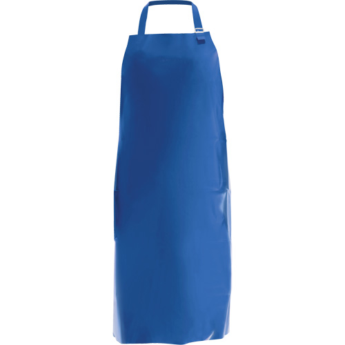 Tablier &agrave; bavette Endurosaf, Polyur&eacute;thane, 50" lo x 34" la, Bleu Distribution Industrielle GC