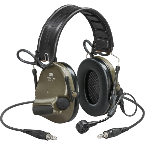 Peltor ComTac VI NIB Dual Lead Headset with Arc, Headband Style, 23 dB Distribution Industrielle GC