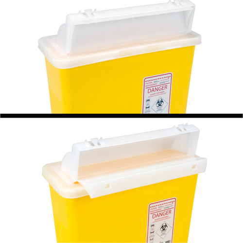 Contenant pour objets pointus et tranchants, Capacit&eacute; de 4,6 L Distribution Industrielle GC