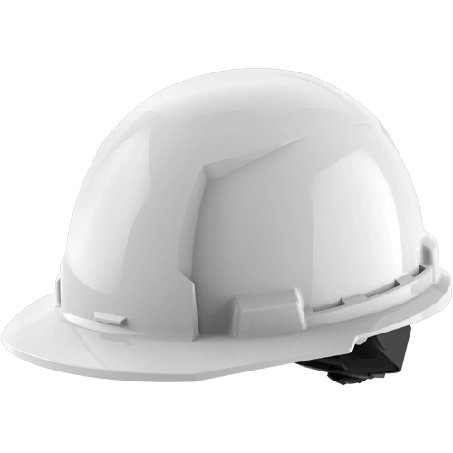 Casque de s&eacute;curit&eacute; &agrave; bordure avant, R&eacute;pond aux normes CSA type 1, Suspension Rochet, Non ventil&eacute; Distribution Industrielle GC