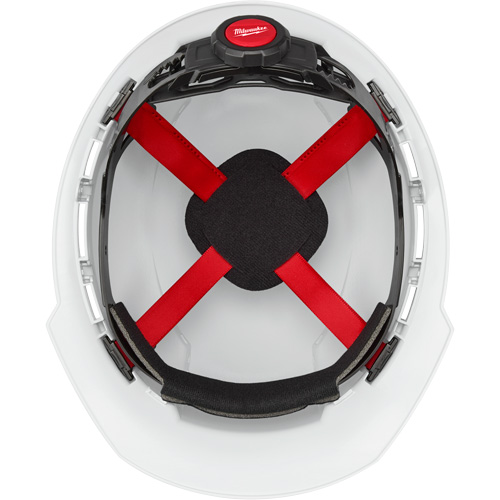 Casque de s&eacute;curit&eacute; &agrave; bordure avant, R&eacute;pond aux normes CSA type 1, Suspension Rochet, Ventil&eacute; Distribution Industrielle GC