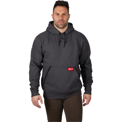 Heavy-Duty Pullover Hoodie, Men's, Small, Grey Distribution Industrielle GC