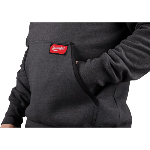 Heavy-Duty Pullover Hoodie, Men's, Small, Grey Distribution Industrielle GC