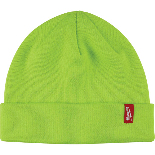 Tuque &agrave; revers haute visibilit&eacute;, Taille unique, Vert Distribution Industrielle GC