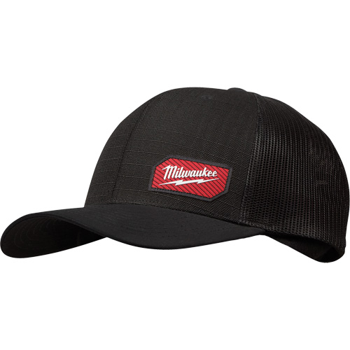 GridIron Snapback Trucker Hat, Black, Cotton/Nylon/Polyester Distribution Industrielle GC
