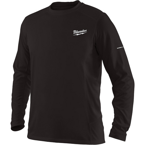 T-shirt &agrave; manches longues Workskin, Hommes, Petit, Noir Distribution Industrielle GC