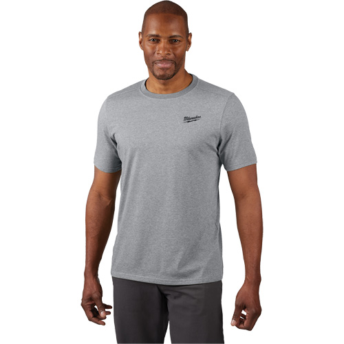 T-shirt de travail hybride, Hommes, Petit, Gris Distribution Industrielle GC