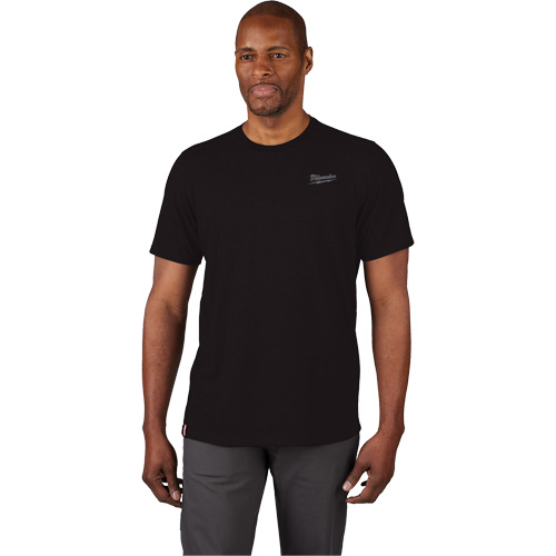 T-shirt de travail hybride, Hommes, Petit, Noir Distribution Industrielle GC