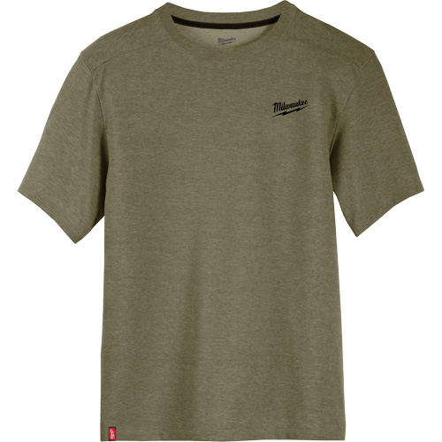 T-shirt de travail hybride, Hommes, Petit, Vert Distribution Industrielle GC