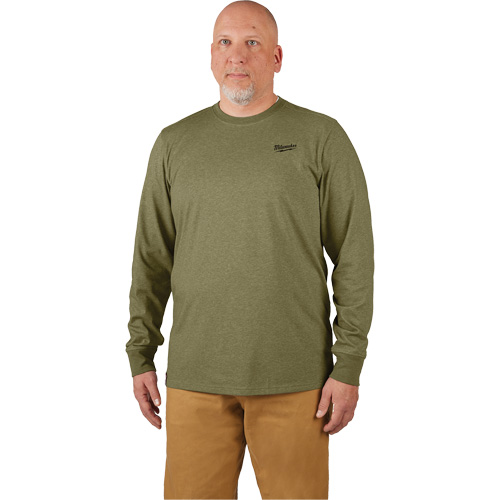 T-shirt de travail hybride, Hommes, Petit, Vert Distribution Industrielle GC