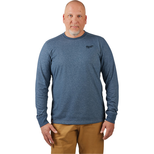 T-shirt de travail hybride, Hommes, Petit, Bleu Distribution Industrielle GC