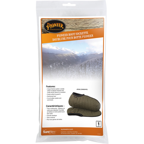 P305 Doublures de bottes, Unisexe, 36, Vert, Coton Distribution Industrielle GC
