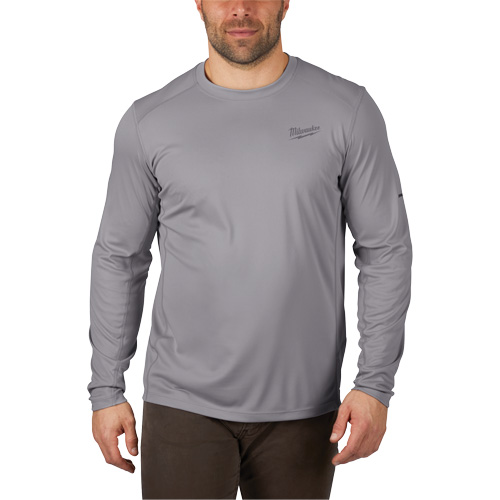 Chandail l&eacute;ger Workskin, Hommes, Petit, Gris Distribution Industrielle GC
