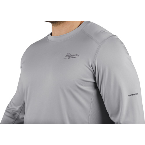 Chandail l&eacute;ger Workskin, Hommes, Petit, Gris Distribution Industrielle GC