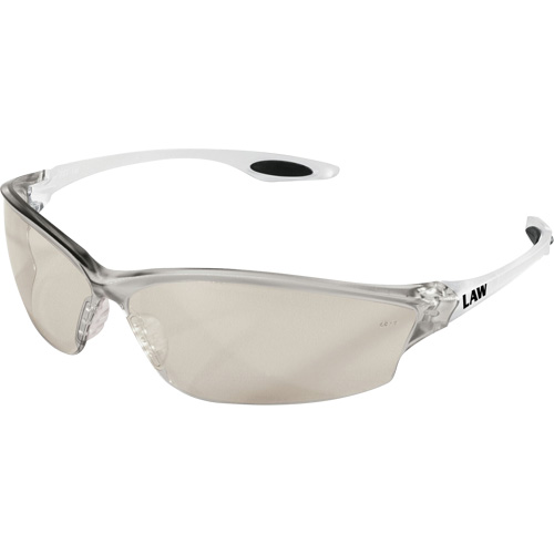 Lunettes de s&eacute;curit&eacute; de s&eacute;rie LW2 Law, Lentille Transparent/Int&eacute;rieur/ext&eacute;rieur, Anti-&eacute;gratignures, ANSI Z87+/R&eacute;pond ou surpasse la norme CSA Z94.3 Distribution Industrielle GC