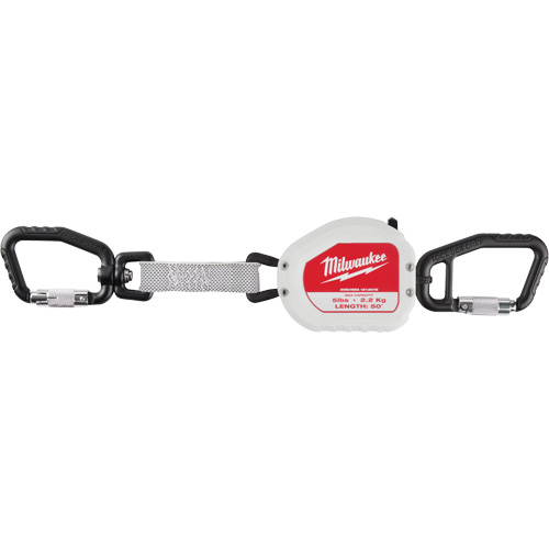 Longe doutil &agrave; connexion rapide, R&eacute;tractable, Mousqueton double Distribution Industrielle GC