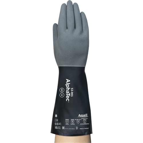 AlphaTec&reg; Chemical-Resistant Gloves, Size 7, 13" L, Neoprene/Nitrile, Nylon Inner Lining, 17-mil Distribution Industrielle GC