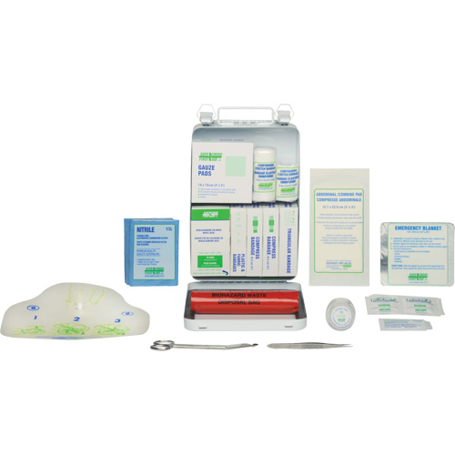 Basic 16 Unit First Aid Kit, Meets CSA Z1220-17 Type 2 Low-Risk Environment, Small (2-25 Workers) Distribution Industrielle GC
