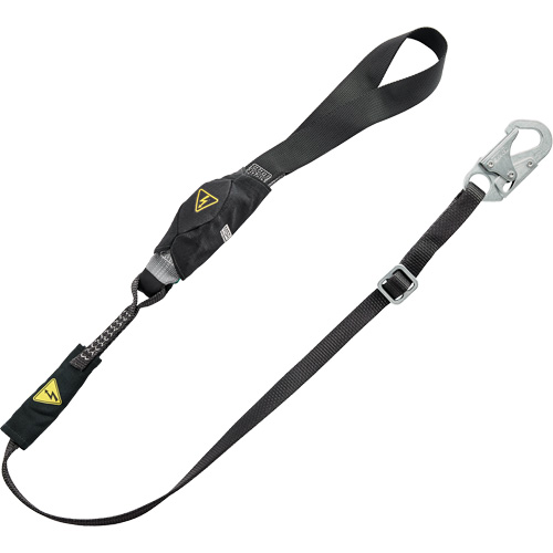 V-Series Utility Energy Absorbing Lanyard, 6', Snap Hook Center, Snap Hook Leg Ends, Nylon Distribution Industrielle GC