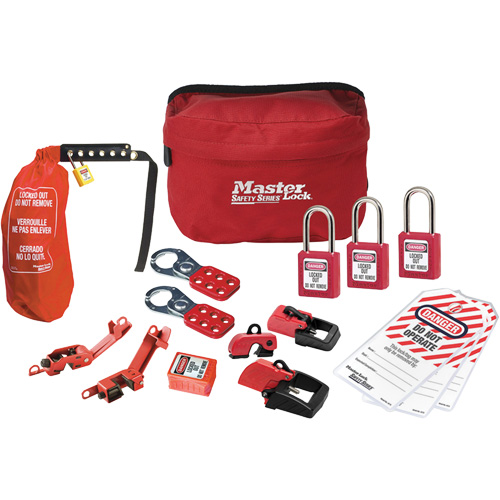 Premier Lockout Kit with Zenex Thermoplastic Locks, Electrical Kit, 16 Components Distribution Industrielle GC