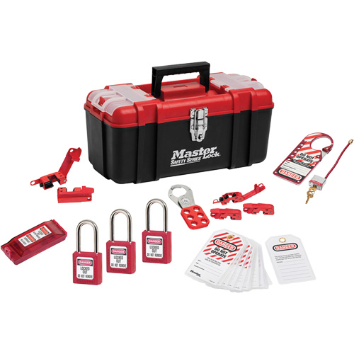 Standard Lockout Kit with Zenex Thermoplastic Locks, Electrical Kit, 14 Components Distribution Industrielle GC
