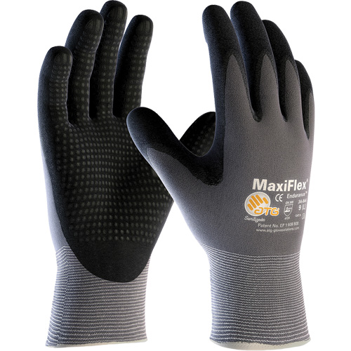 Gants compatibles avec les &eacute;crans tactiles ATG MaxiFlex Endurance, T-petit, R&ecirc;vetement Nitrile, Calibre 15, Enveloppe en Nylon/Lycra Distribution Industrielle GC