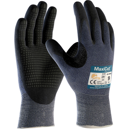 ATG MaxiCut&reg; Ultra DT, Size Large, 15 Gauge, Nitrile Coated, Engineered Yarn Shell, ASTM ANSI Level A3/EN 388 Level 5/EN 388 Level C Distribution Industrielle GC