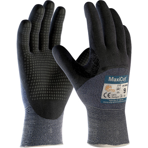 ATG MaxiCut&reg; Ultra DT, Size Large, 15 Gauge, Nitrile Coated, Engineered Yarn Shell, ASTM ANSI Level A3/EN 388 Level 5/EN 388 Level C Distribution Industrielle GC