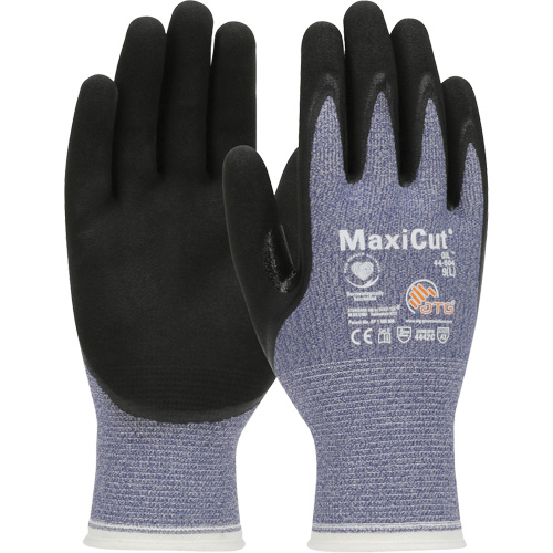 ATG MaxiCut&reg; Oil Cut-Resistant Gloves, Size Large, 15 Gauge, Nitrile Coated, Engineered Yarn Shell, ASTM ANSI Level A3/EN 388 Level 4/EN 388 Level C Distribution Industrielle GC