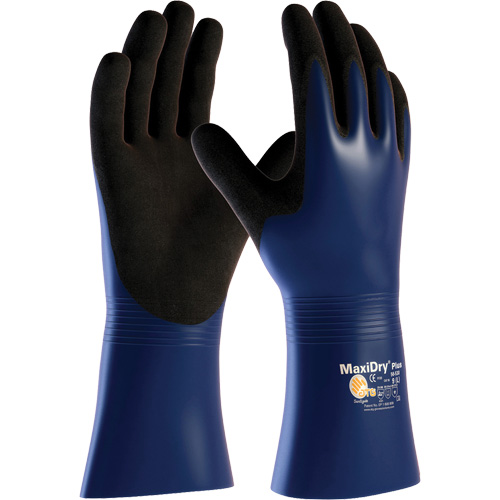 ATG MaxiDry&reg; Plus Chemical & Cut Resistant Gloves, Large, Nitrile Coating, Nylon/Elastane Shell Distribution Industrielle GC