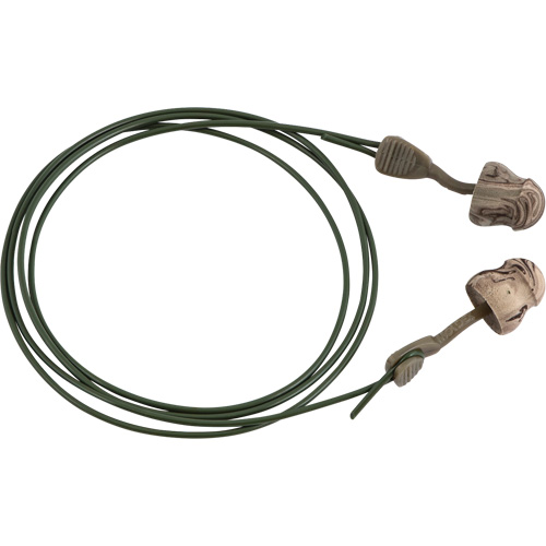 Glide&reg; Camo Foam No-Roll Twist-In Earplugs, Bulk - Box, Corded Distribution Industrielle GC